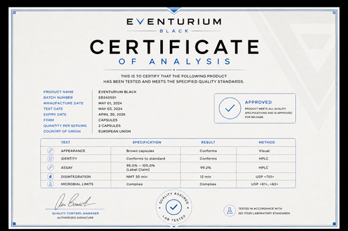 Eventurium Black - 30 Day Supply